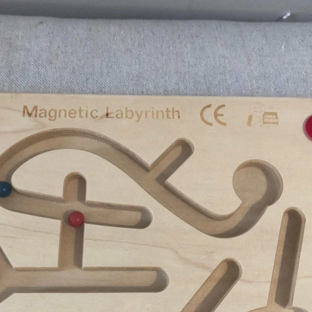 Magnetic Labyrinth Maze Board GameToy See Video